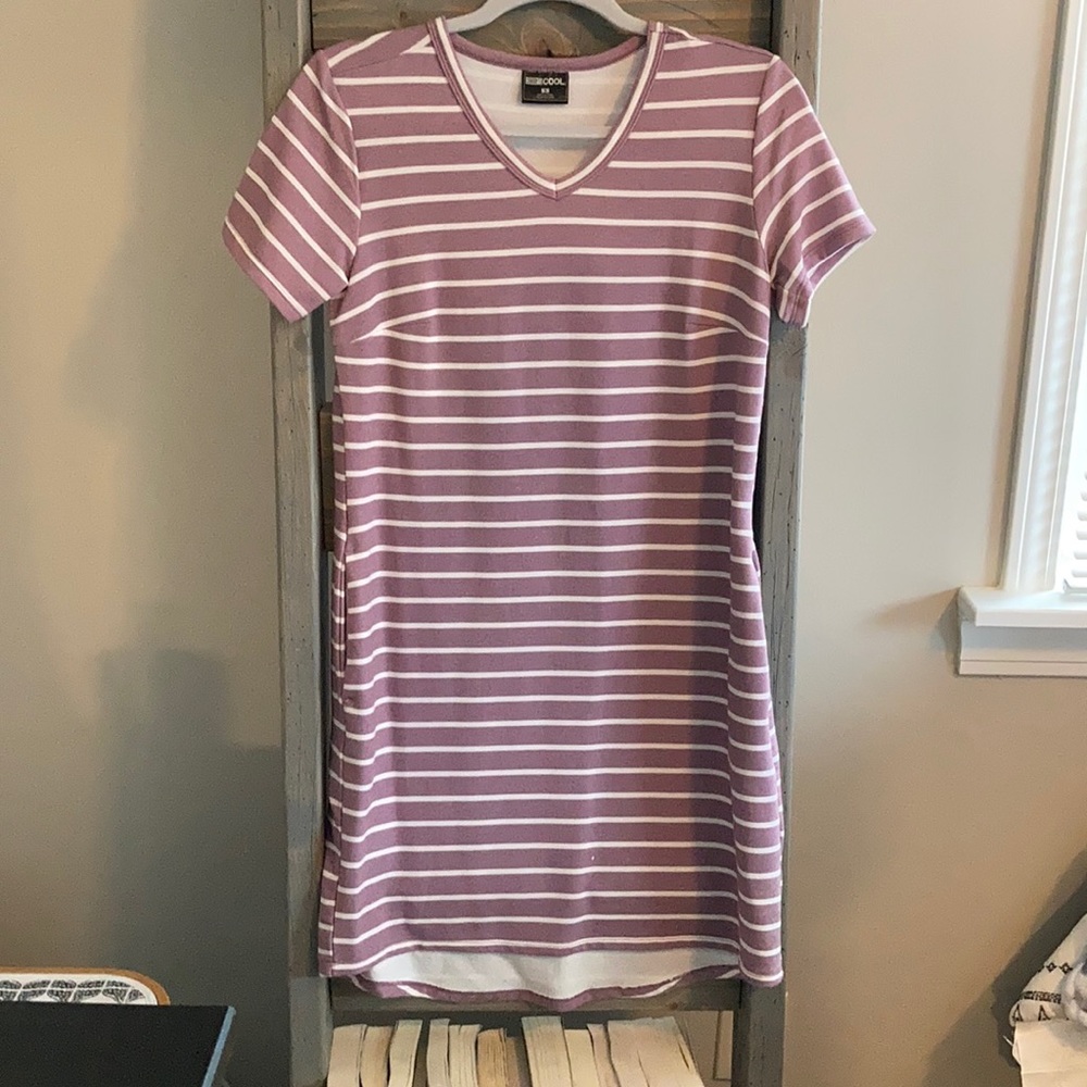 Cute stripped dress with pockets